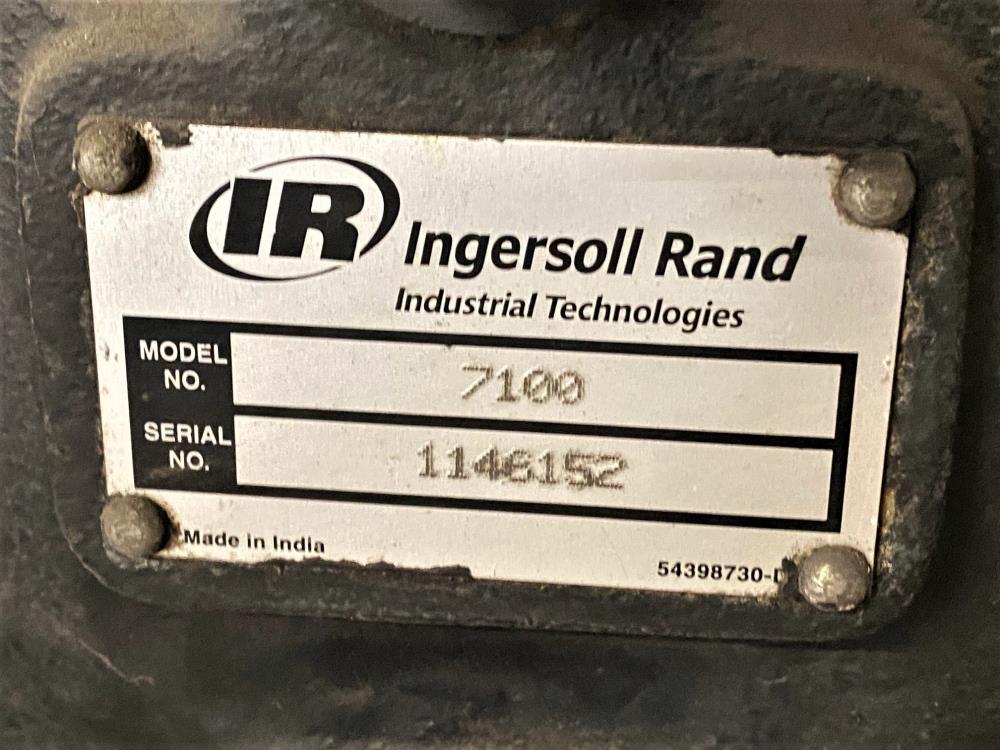 Ingersoll Rand 10HP Air Compressor 7100 w/ Manchester 240-Gal Tank A302659